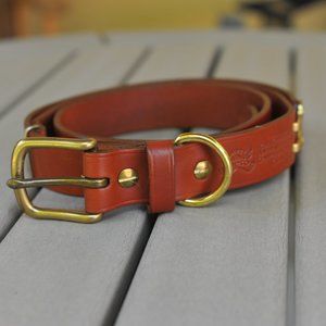 Colonel Littleton #4 adjustable leather belt Size XL Made in the USA CBIL-5
